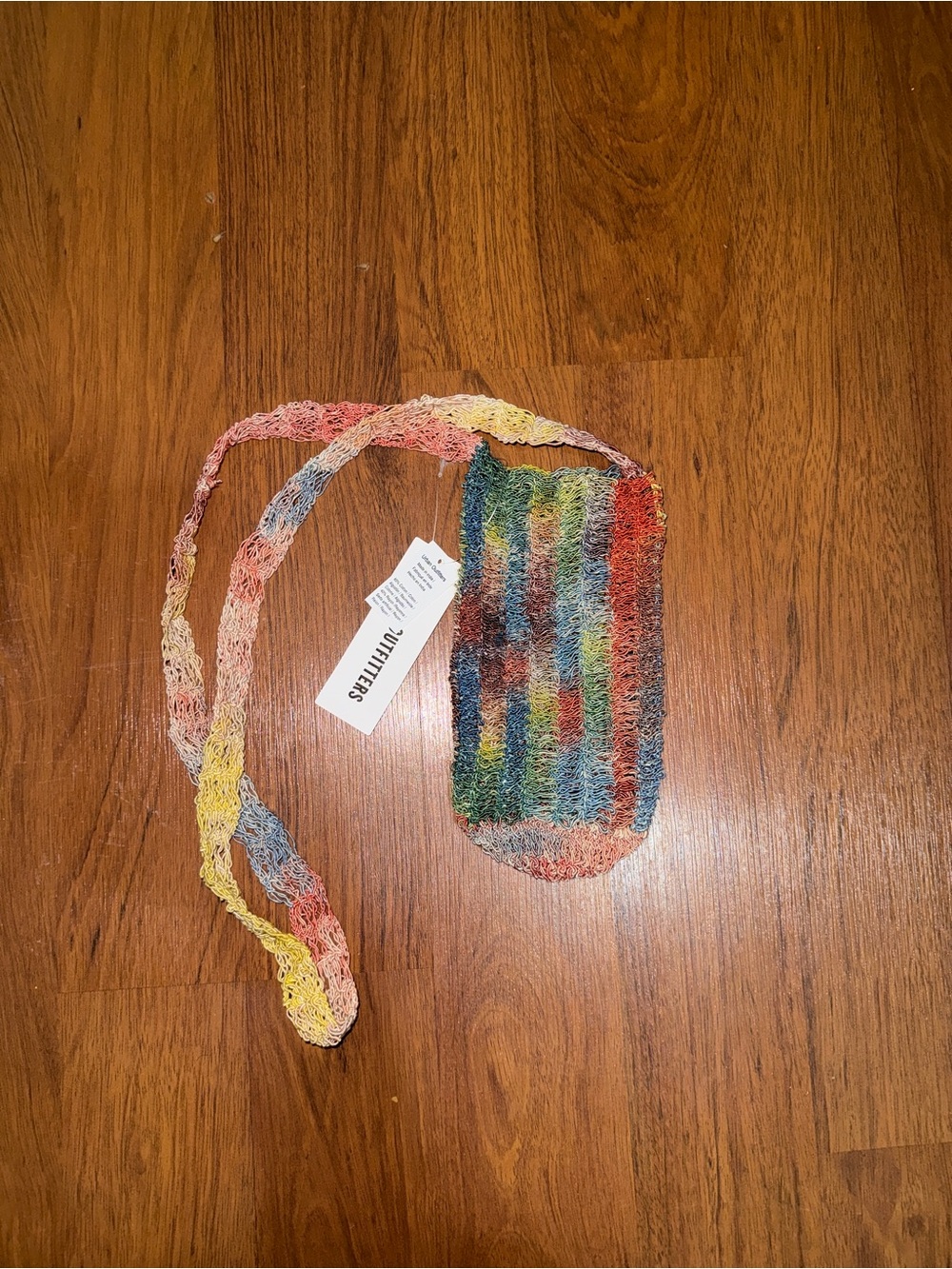Multicolor Knit Crossbody Bag BOTTLE SHOULDER POUCH
